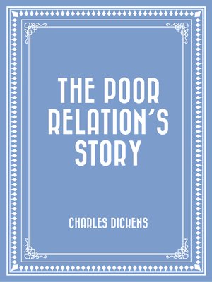 cover image of The Poor Relation's Story